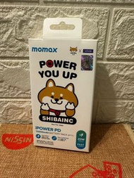 限量聯乘🎏 Momax shibainc shiba power you up changers power bank 10000mAh IP77 USB- C/USB-A充電器 黑色柴犬