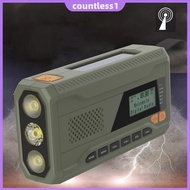 Emergency Radio with Flashlight BT Speaker Emergency Weather Radio for Emergency [countless1.sg]