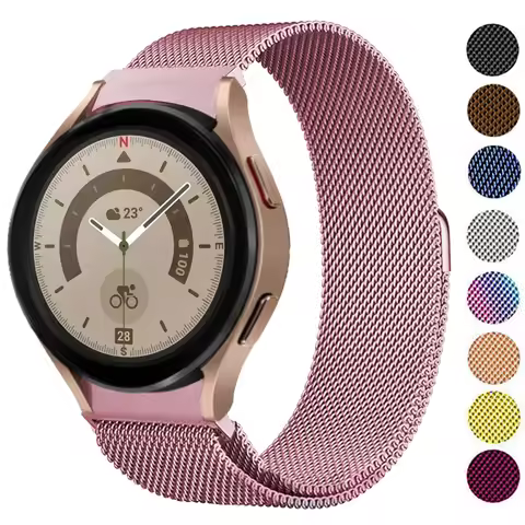 Milanese Loop Strap For Samsung Galaxy Watch 5/6/4 Classic/44mm 40mm 46mm No Gaps Metal Bracelet Gal
