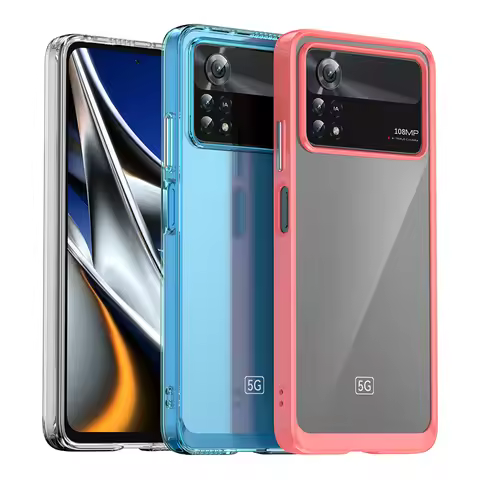 For Xiaomi Poco X4 Pro 5G Case Xiaomi Poco X4 Pro 5G Cover Shockproof Candy Hard TPU Protective Phon