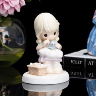 Precious Moments因為你世界不同 2007會員限定水滴手繪陶瓷公仔