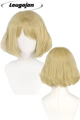 Evill Cosplay Wig Heat Synthetic Hair Biohazard Resistant 4 Remake Ashley Graham Halloween Accessori