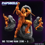 Bio Techno Man Zero [3]-Bio-Booster-Humanoid/32mm scale 3D printed miniature PSK