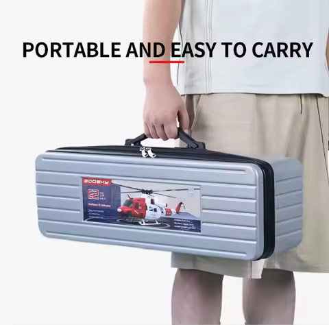 GOOSKY E2 UH-1Y Carrying Case RC Helicopter Field Case Impact-Resistant ABS Portable