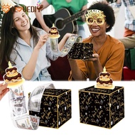 Festivals Party Decoration / Birthday Christmas Surprise Box / Funny Surprise Present Box / Xmas Cash Packaging Box for Children / Creative Money Pulling Box /