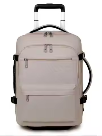 Men travel Trolley Bag School wheeled Backpack carry on hand luggage Travel Luggage bag rolling lugg