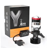 Y7D Lampu Tembak Laser Led Mobil Dan Motor H4 /Biled/ Mini PJECTOR PROJIE SUPER BRIGHT 65 Watt DC 9-