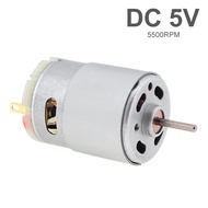 RS380 DC Motor 5V 5500RPM Micro Motor with Shield Ring for DIY Toys Hair Drier Mini Fan Small Applia