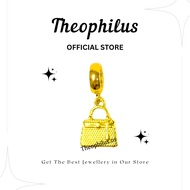 Theophilus Titanium Bag Dangle Gold Plated Charm / LV Bag Charm