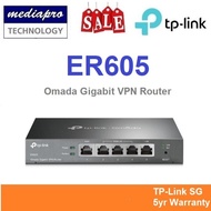 TP-LINK ER605 Omada Gigabit VPN Router - 5 Year Local TP-Link Warranty