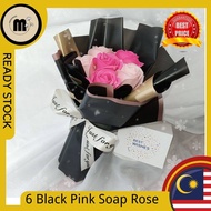 6 Soap Rose Bouquet香皂花束🌹Graduate毕业💕Brithday gift生日🎂hadiah birthday Lelaki💘Fathers day父亲节👩Surprise Gi