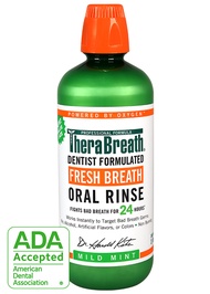 น้ำยาบ้วนปากสูตรปกติ TheraBreath Fresh Breath (Mild Mint)