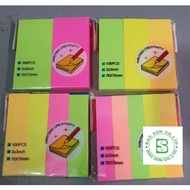 2 stacks of 2-color note paper, 3-color note paper, 4-color note paper, 5-color note paper, note pap