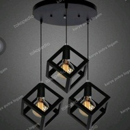 3 in 1 Cube Pendant Light
