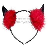 wanwalyshop ที่คาดผมปีศาจ เขาปีศาจ Devil headband devil horns