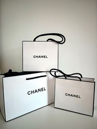 全新 Chanel paper bag 紙袋 名牌 香奈兒