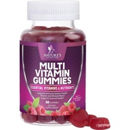 Multivitamin Gummies for Adult with Vitamins A, C, D, B12 - Gummy Multivitamins for Daily Nutritiona