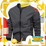 TASLAN MEN'S JACKET - MEN'S BOMBER JACKET - CASUAL BOMBER JACKET - TASLAN JACKET - NEWEST SNUG JACKE