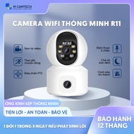 CAMERA WIFI R11 PTZ DUAL LENS CÓ BLUETOOTH