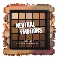 Nude Smokey Eyeshadow Palette Makeup,Matte Shimmer Natural Neutral Eye Shadow Palettes,Highly Pigmen