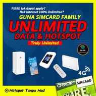 ONEXOX Unlimited Internet, Unlimited Hotspot Modem Router Data Sim Card, High Speed [NO FUP]