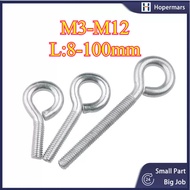 Sheep Eye Machine Thread Bolt (White Zinc) M3-M12 (HA-LR-SG)