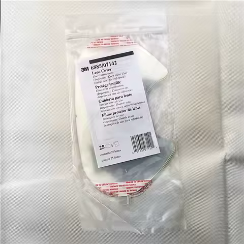 3M 6885 RESPIRATOR LENS COVER USE FULL GAS MASK 6800 6900 -25pcs/Pack
