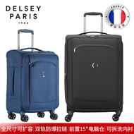 French Delsey Delsey Trolley Case Luggage Case Boarding Bag Can Be Expanded Double Layer Zipper Soft Suitcase Cloth Case 2352