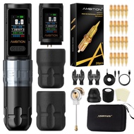 Ambition Soldier Max Máy xăm không dây Thanh thẳng đột quỵ Màn hình màu 4.0mm Pin thanh toán 2400mAh