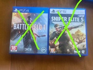 PS4 & PS5 Games: Battlefield 1, Sniper Elite 5, etc.