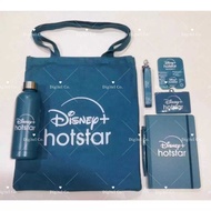 Disney+ Hotstar 6 in 1 Merchandise Limited Edition | Tote Bag/Notebook/Pen/Pop Socket/Lanyard/Water 