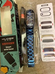 小米手環6/小米手環5不鏽鋼午夜藍色😍/ Mi band 5/ Xiamoi米布斯品牌