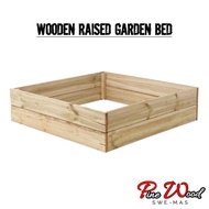 WOODEN RAISED GARDEN BED /SIZE 4FtX4FtX11 Inch NEW PINE WOOD