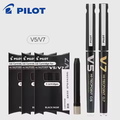 Japan Pilot Gel Pen V5/V7 Ink Cartridge BXS-IC Ink Cartridge BXC-V5/V7 0.5/0.7mm Large Capacity Scho