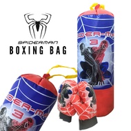 Spiderman Boxing & Punching Bag Toy Set For Kids With Gloves - Soft & High Quality Material/Large Si