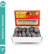 Kurma Medjool Natural Delights 500gr - Medjool California Original - Medjool Premium