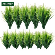 Artificial Plastic Grass Plant Green Grass Imitation Fake Plants Home Decoration Gardening Grass Out
