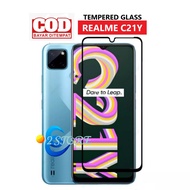 LAYAR REALME C21Y Tempered glass full screen protector anti-scratch glass REALME C21Y