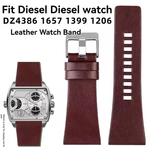 Watchband For diesel Watches DZ4386 1657 1399 1206 4323 Black Band22mm 24mm 26mm 27mm 28mm 30mm 32mm