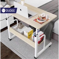 DUDEE โต๊ะคอม(80*40CM) โต๊ะคอมข้างเตียง โต๊ะวางโน้ตบุ๊ค โต๊ะทำงาน โต๊ะวางของอเนกประสงค์