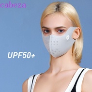 CABEZA Ice Silk Mask, Summer Face Mask Face Cover, Breathable Face Scarves Solid Color Sunscreen Face Scarf Face Gini Mask Women/Girls