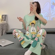 "#SG Cartoon Pajama Terno for Women Short Sleeve Terno  Casual Sleepwear ( M-XL )"