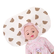 JOJO Baby Head Pillow Soft Breathable Stroller Neck Pillow Baby Flat Pillow 8 Layers Travel Pillow for Toddler Infant Ne