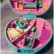 Authentic Bandai Polly Pocket Gashapon Mini Treasure Box Vintage Keychain Collectible Toy Gift for K