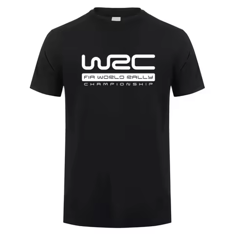 2025 new model World Rally Championship WRC T Shirts Fashion Men Summer Short Sve Mans T Shirt Print