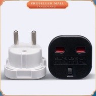 CODE G34A UK To EU Socket Adapter 3 To 2 Plug 1125V 3 To 2 Leg Electrical Plug Converter UK To EU