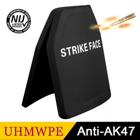 NIJ III Stand Alone Pure PE Light WeighBulletproof Plate t Anti AK47 MSC 7.62mm Ballistic Panel 10X1
