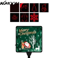 KKmoon Car USB Atmosphere Light Christmas Projector Lights Sound Activated LED Interior Lamp for Car Home Bedroom Party Decoration