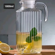 Glass Drinking Pitcher Glass Jug Pitcher Drinking Pitcher Oil Holder 1,8 Liter