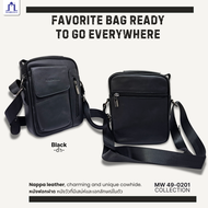 Marwell(มาร์เวลล์)กระเป๋าสะพายข้าง บุรุษ หนังแท้ รุ่น MW 49-0201